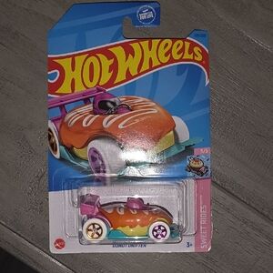Mattel Hot Wheels Donut Drifter - Orange and Purple